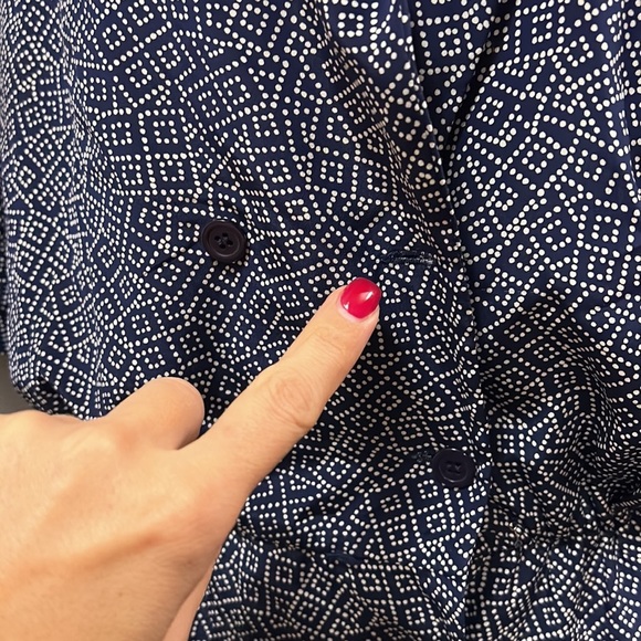 VINTAGE Liz Claiborne Double Chested Aline Maxi Dress size 12 - Picture 9 of 10